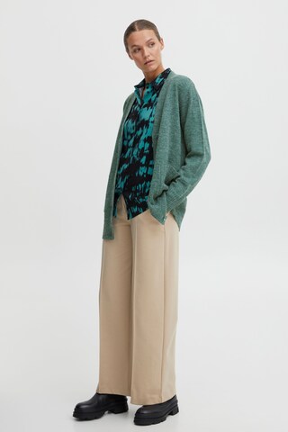 ICHI Knit Cardigan 'Ihmarat' in Green