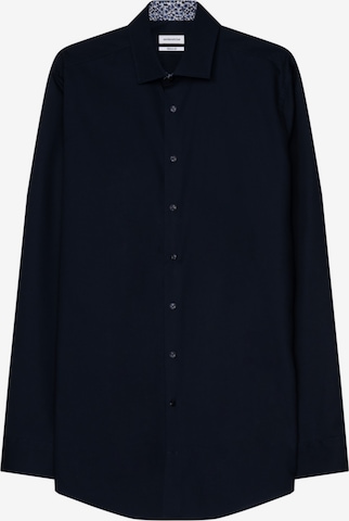 Coupe regular Chemise business SEIDENSTICKER en bleu : devant