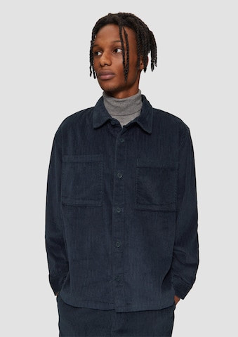 Coupe regular Chemise QS en bleu : devant