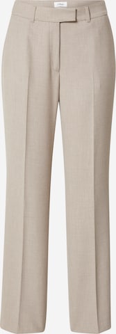 Regular Pantalon à plis s.Oliver BLACK LABEL en beige : devant