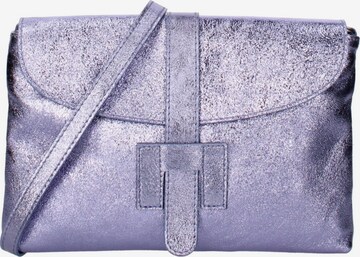 Pochette 'Pochette Donna Vera Pelle Laminato - Tracolla Regolabile' di Viola Castellani in lilla: frontale