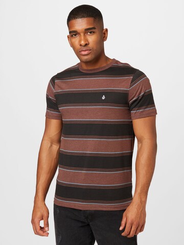 Volcom Shirt in Brown: front
