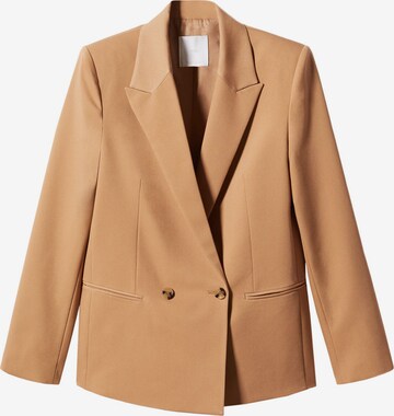 MANGO Blazers 'Greta' in Bruin: voorkant