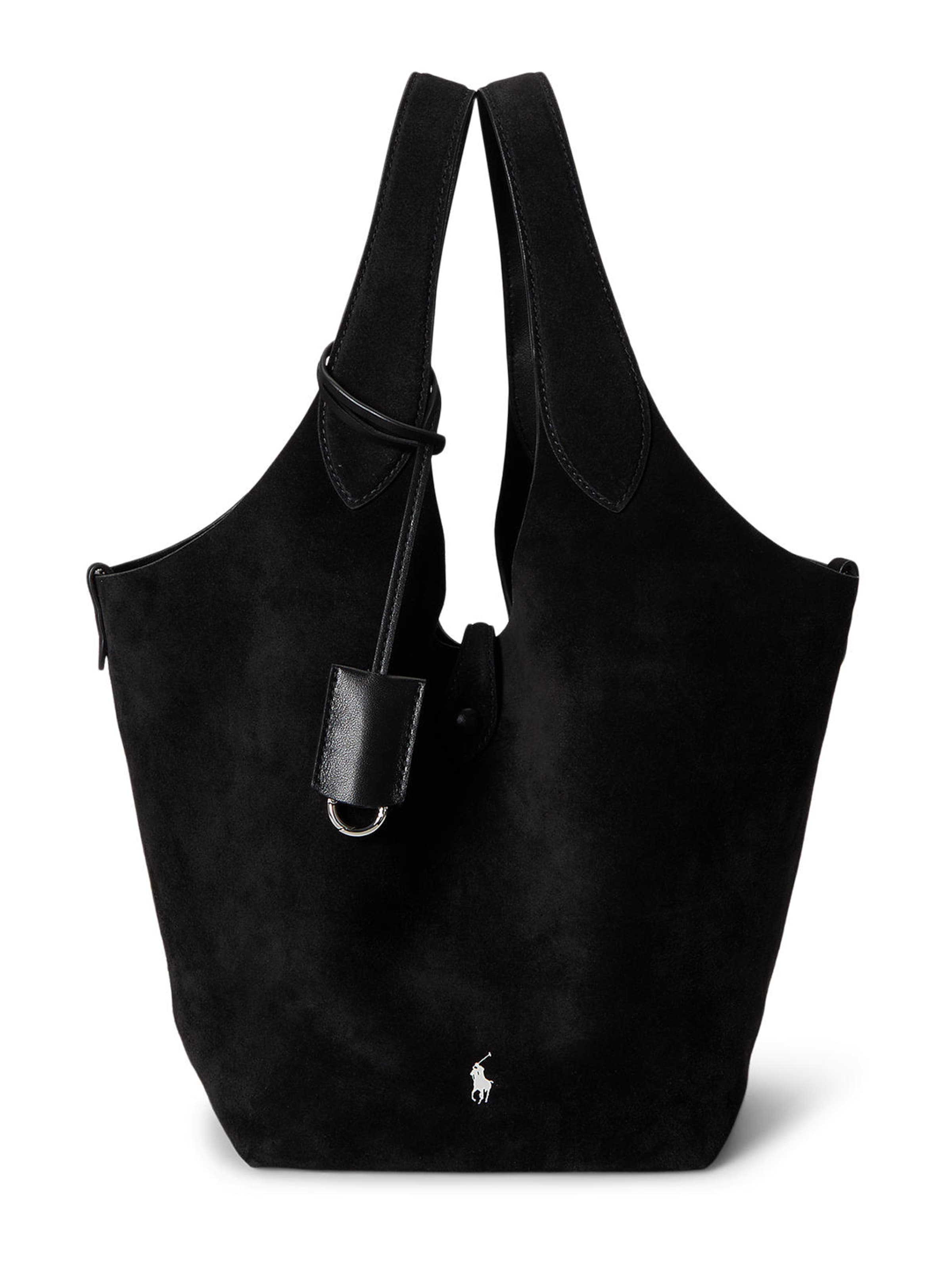 Polo Ralph Lauren Τσάντα ώμου 'PLY' σε μαύρο: μπροστά