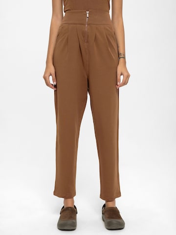 Regular Pantalon Anou Anou en marron : devant