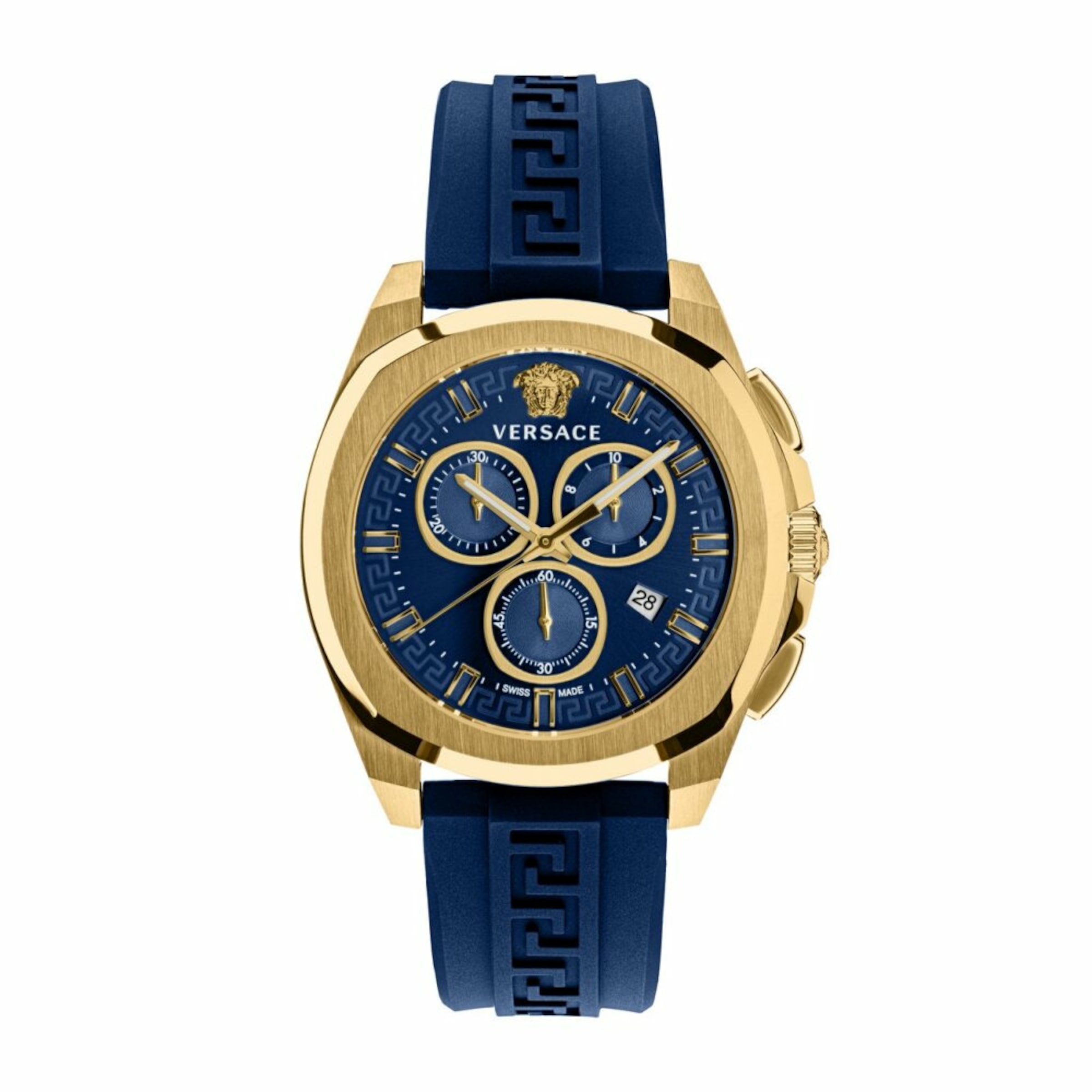VERSACE Uhr 'CHRONO GEO' in navy / gold, Produktansicht
