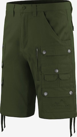 Regular Pantalon outdoor 'Mojave' normani en vert