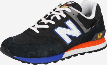 new balance Ниски маратонки '574' в черно: отпред