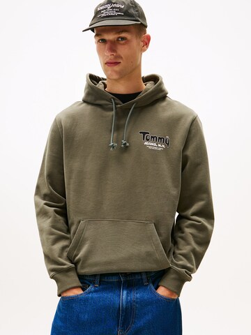 Tommy Jeans Sweatshirt in Green: front