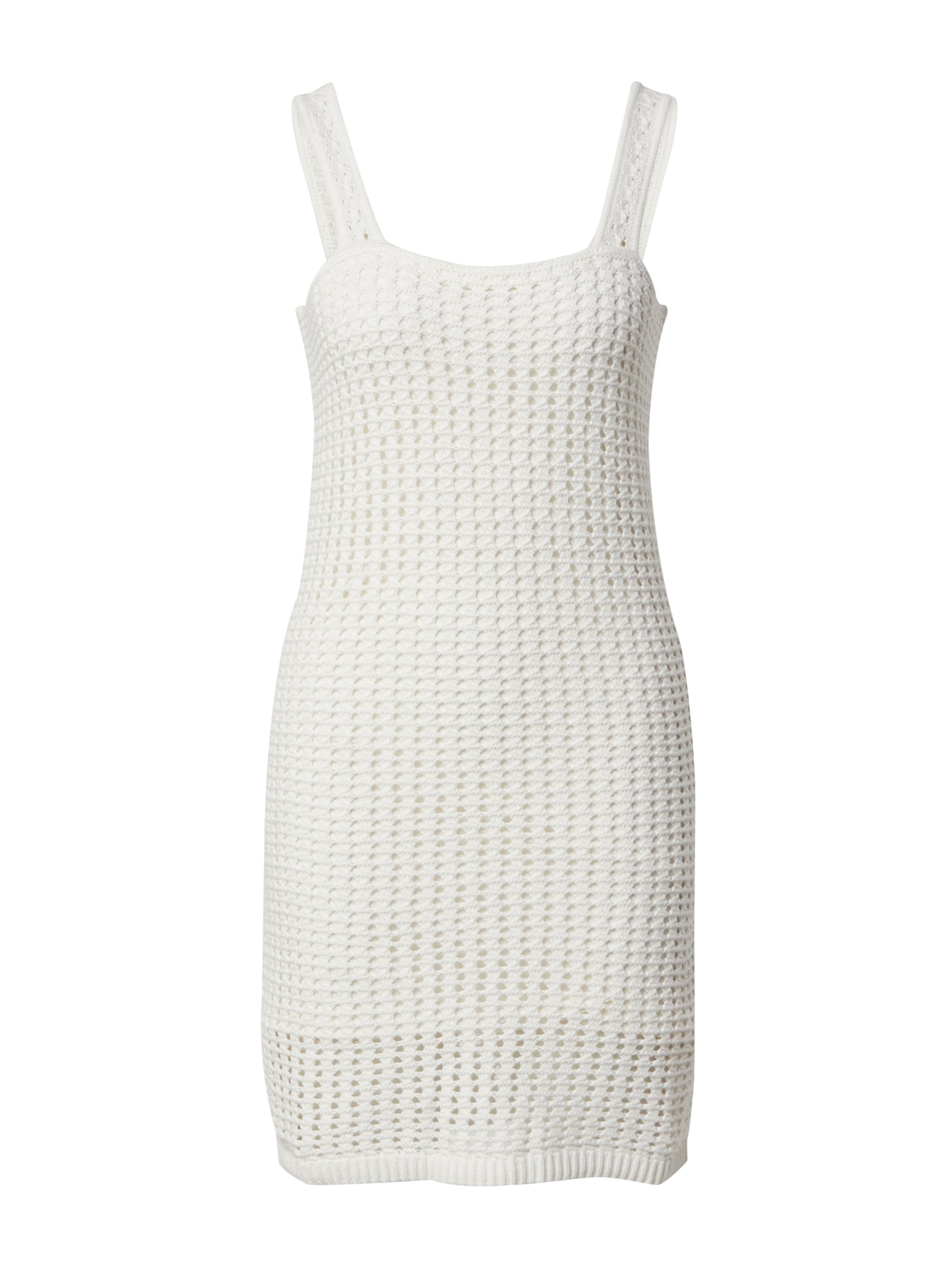 GAP Pletené šaty - Biela: predná strana
