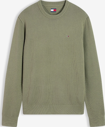 Tommy Jeans Sweater 'ESS' in Green: front