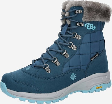 Brütting Snowboots 'Himalaya' in Blau: Vorderseite