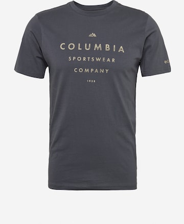 COLUMBIA - Camisa funcionais em cinzento: frente