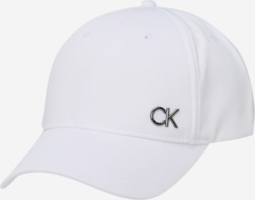 Cappello da baseball di Calvin Klein in bianco: frontale