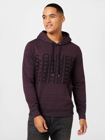 s.Oliver Sweatshirt in Lila: predná strana