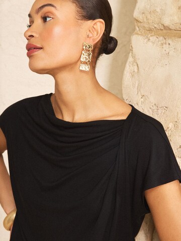 T-shirt love & roses en noir