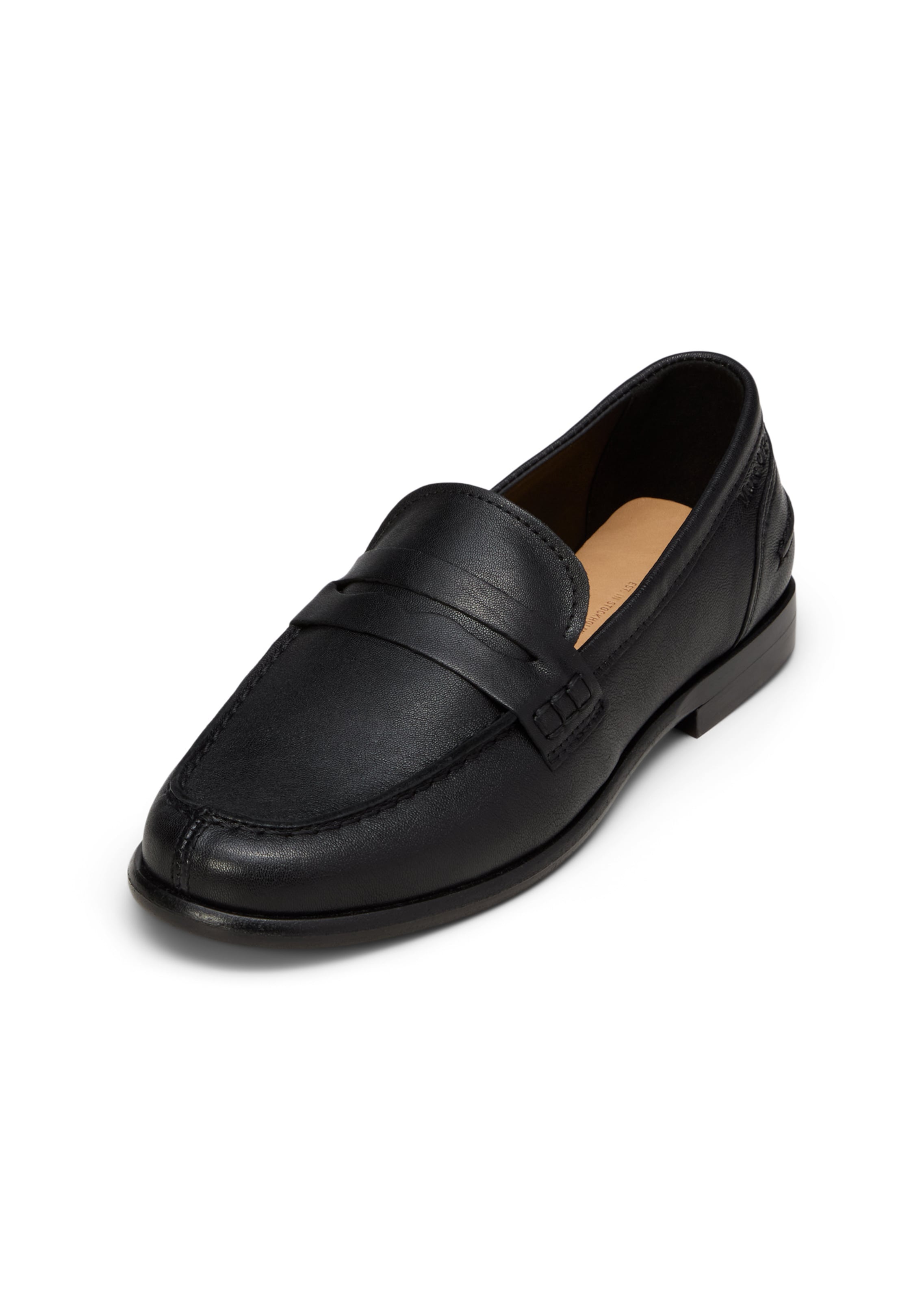 Marc O'Polo Slipper 'Fiona' in Schwarz: Vorderseite