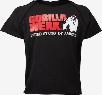 Maglia funzionale 'Classic ' di Gorilla Wear in nero: frontale