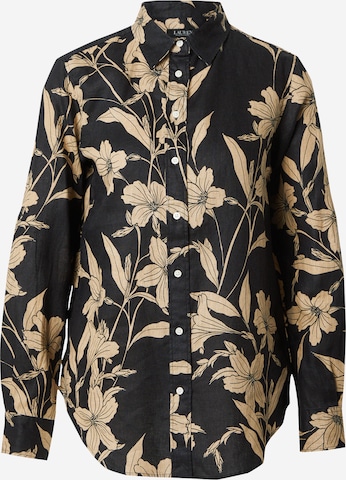 Lauren Ralph Lauren Blouse in Zwart: voorkant