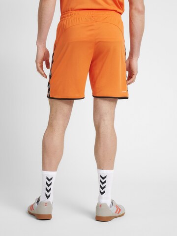 Hummel Regular Urheiluhousut 'Poly' värissä oranssi
