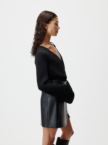 Body a camicia 'Dyliah' di LeGer by Lena Gercke in nero