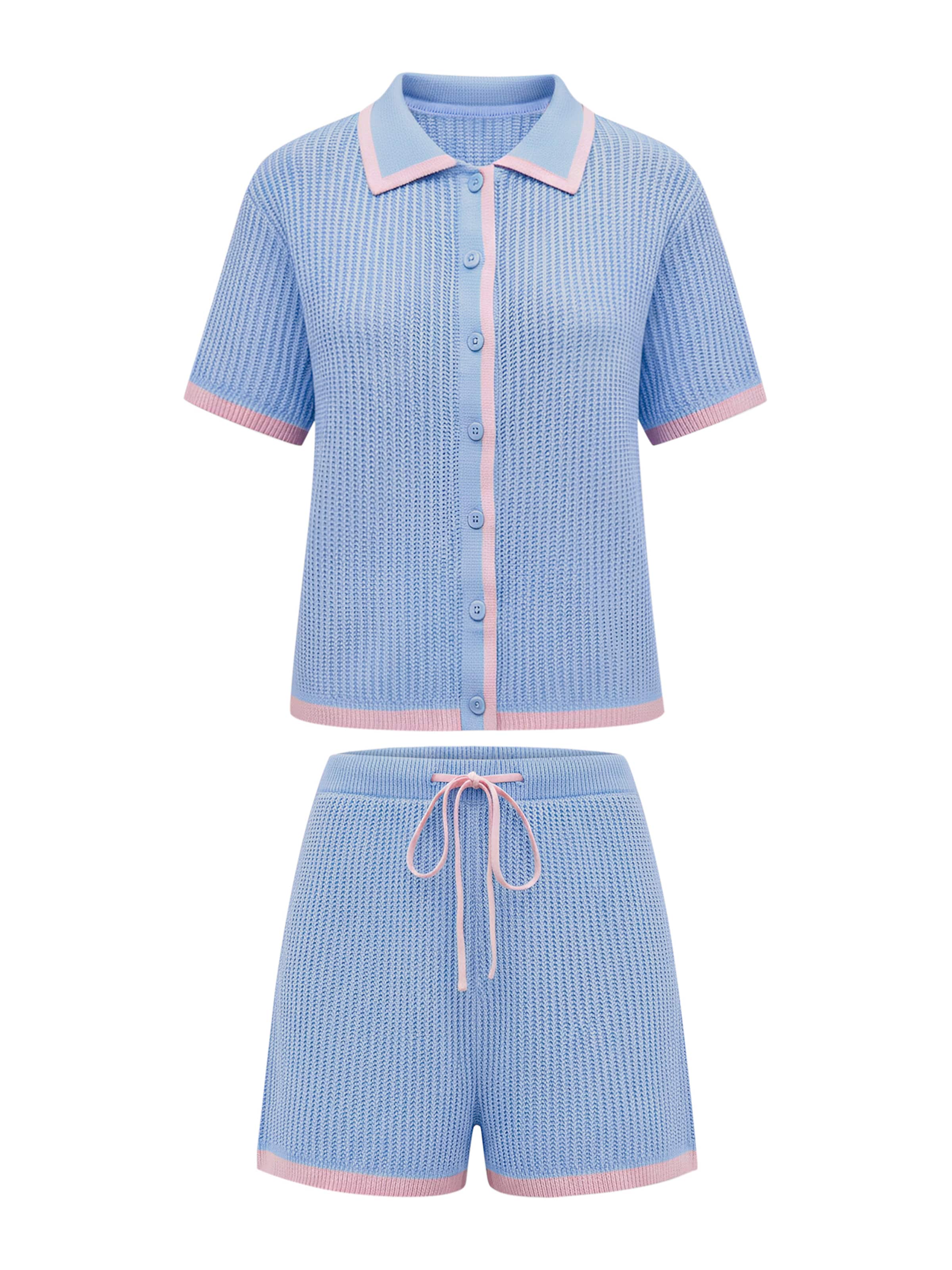 Imily Bela Pükskostüüm, värv sinine: eest vaates