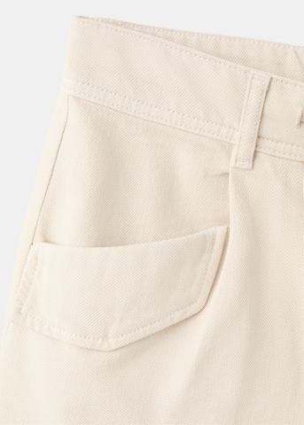 MANGO Regular Trousers 'ARIA' in Beige