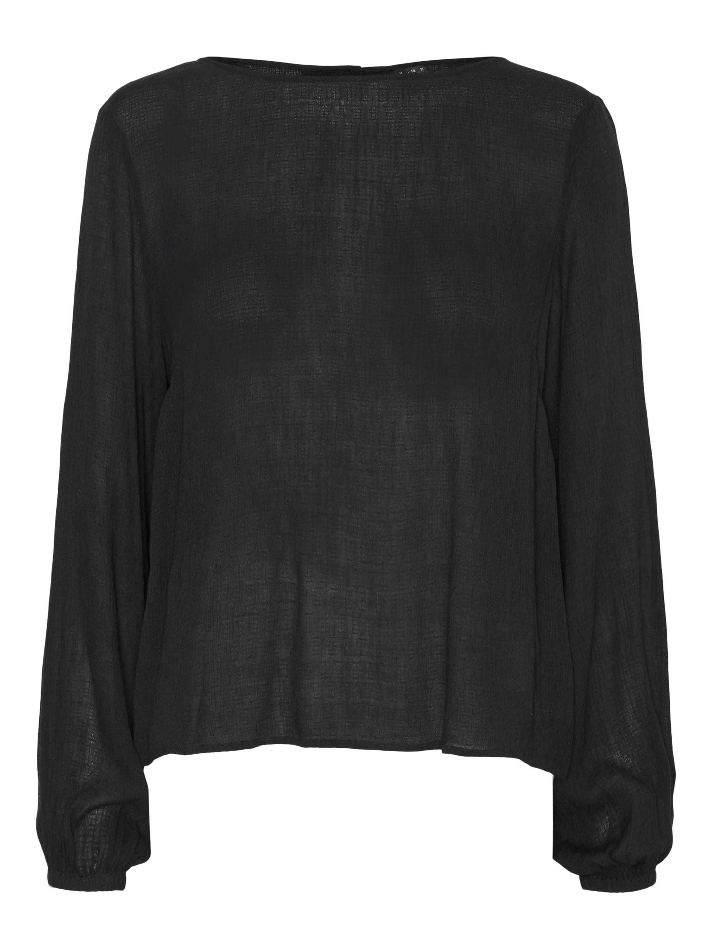 VERO MODA Blúzka - Čierna: predná strana