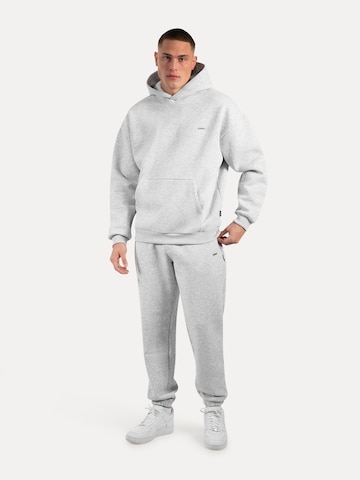 Effilé Pantalon Smilodox en gris