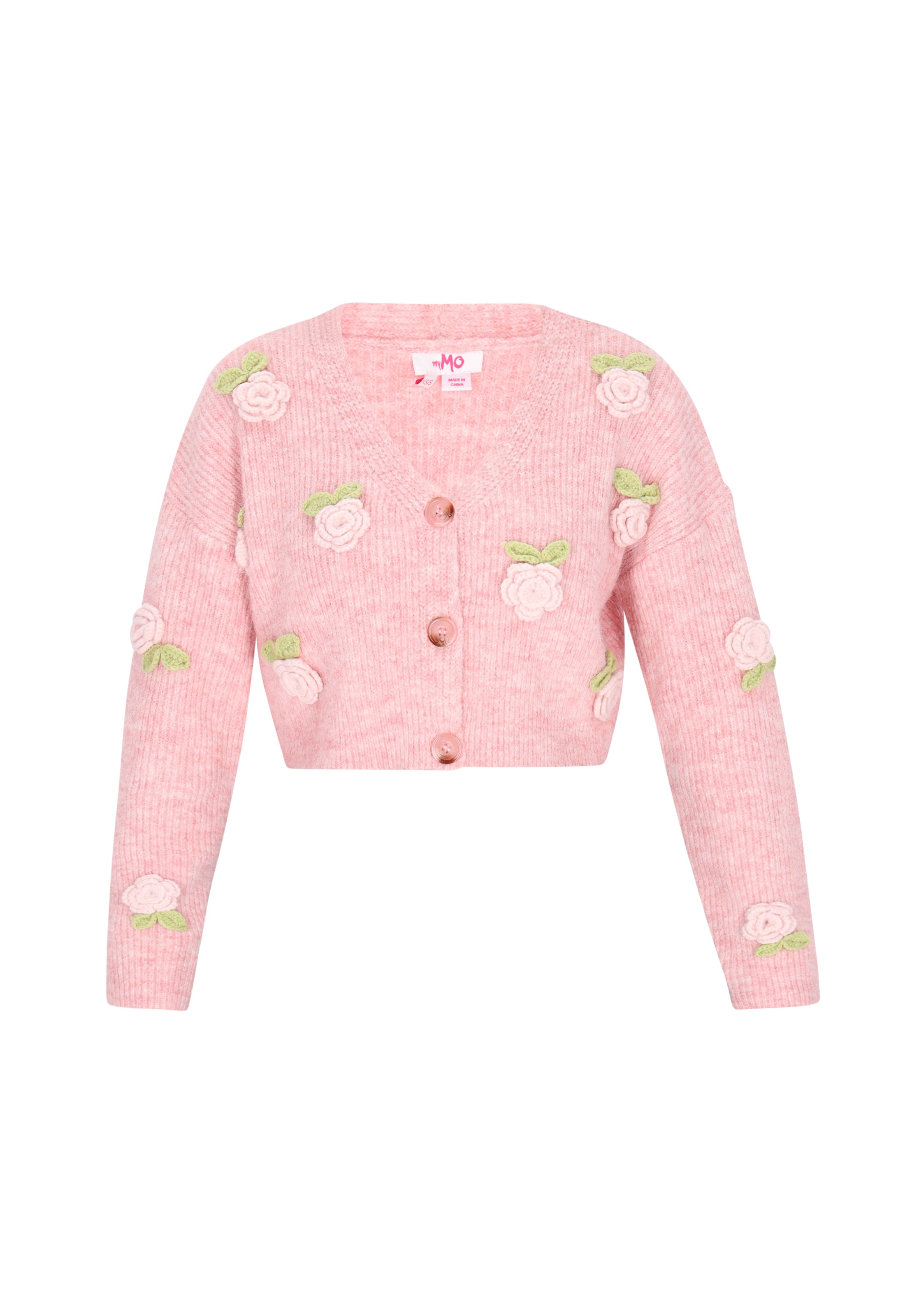 MYMO Kardigán - svetlozelená / ružová / pastelovo ružová, Produkt