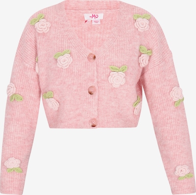 MYMO Neuletakki värissä vaaleanvihreä / roosa / pastellinpinkki, Tuotenäkymä