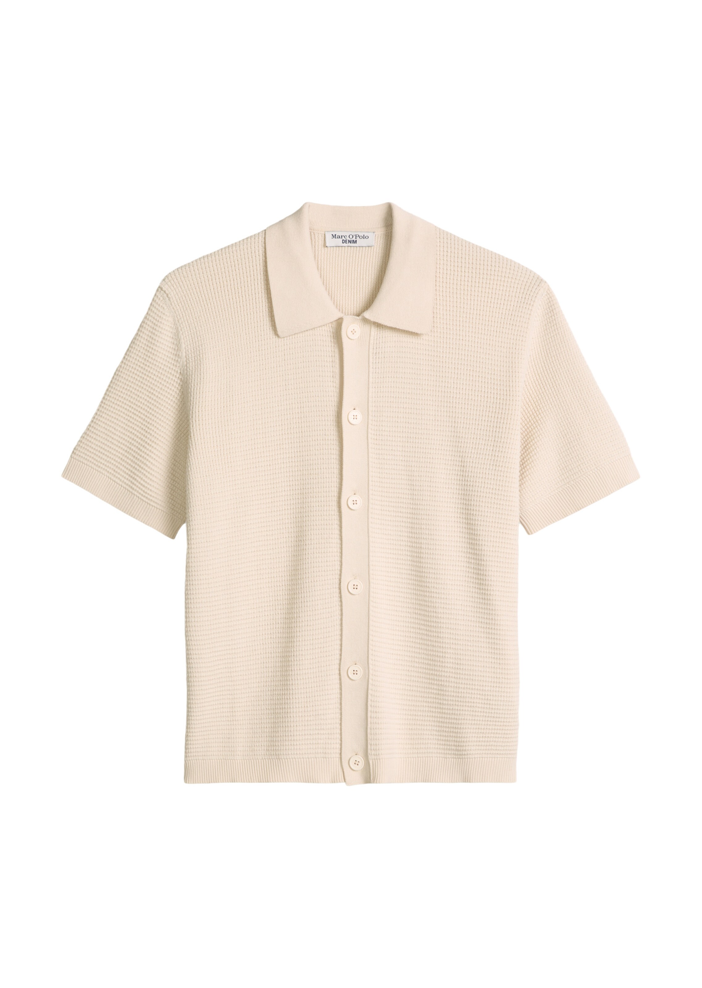 Marc O'Polo DENIM Strickjacke in S in hellbeige, Produktansicht