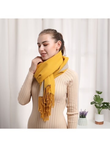 alberto cabale Scarf 'Recto-Verso' in Yellow