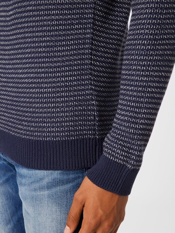 SELECTED HOMME Trui 'Wes' in Blauw