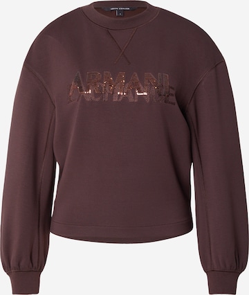 ARMANI EXCHANGE Collegepaita värissä punainen: etupuoli