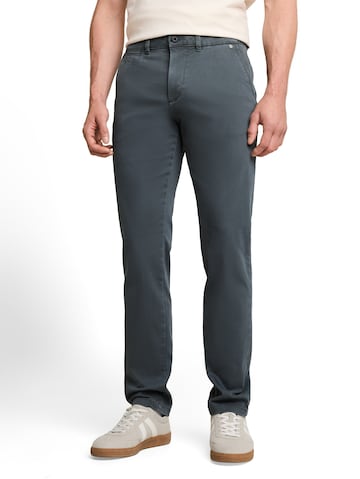 Coupe slim Pantalon chino 'SIMON' TOM TAILOR en vert : devant