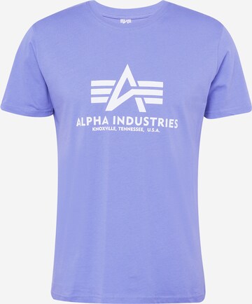 ALPHA INDUSTRIES - Camiseta en lila: frente