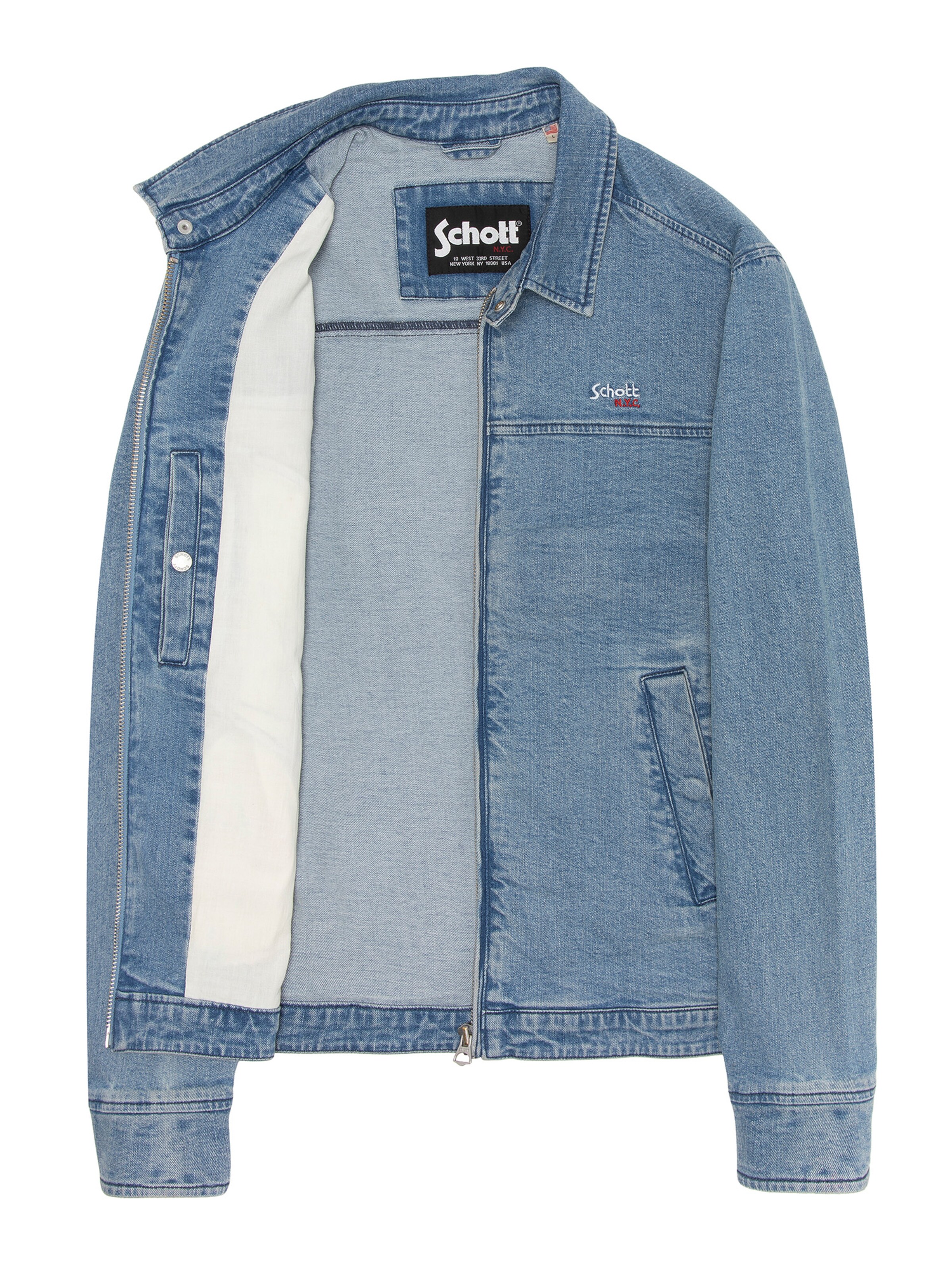 Veste d’hiver Schott NYC en bleu