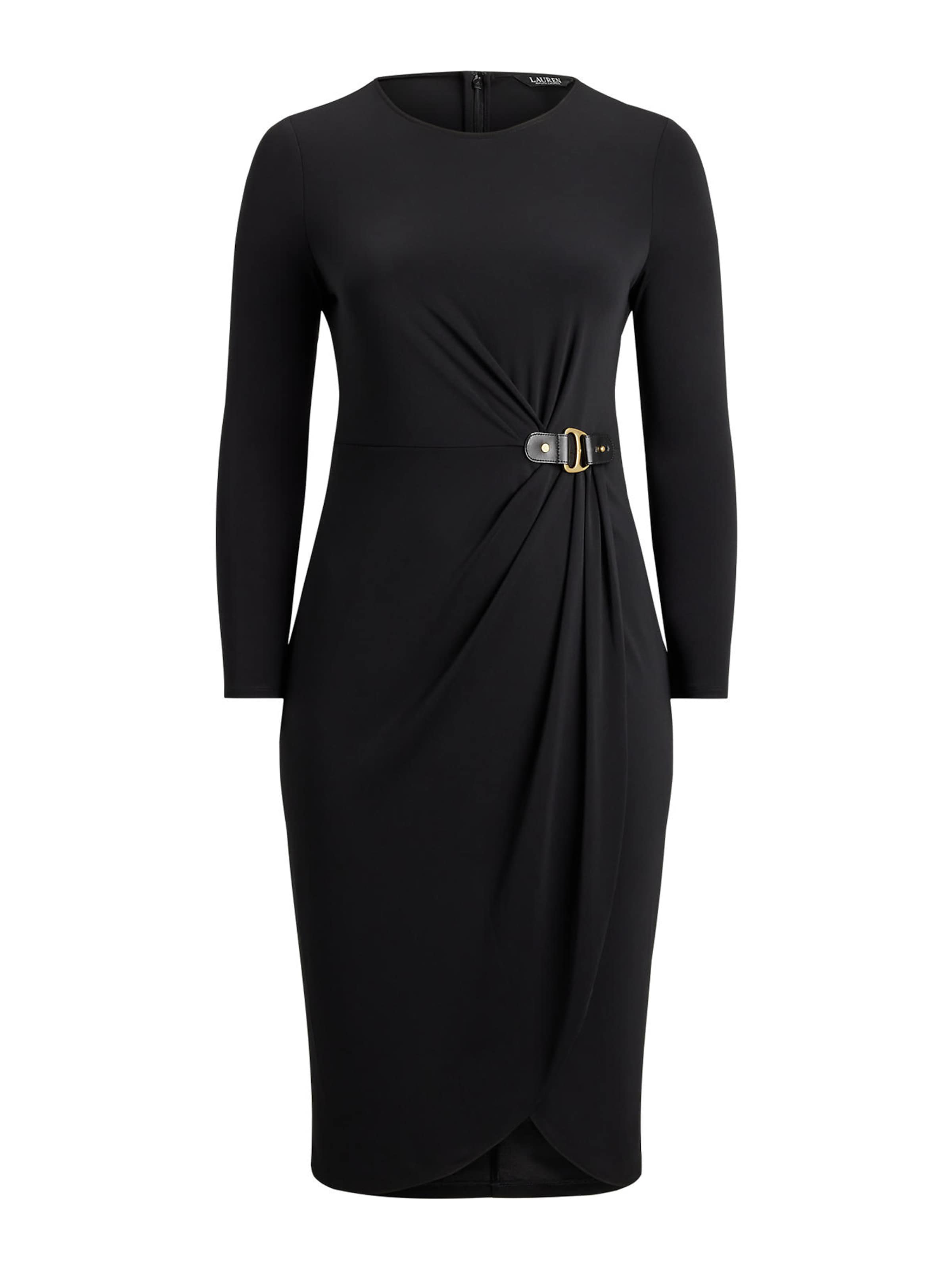 Lauren Ralph Lauren Plus Šaty 'SABLISE' - Čierna: predná strana