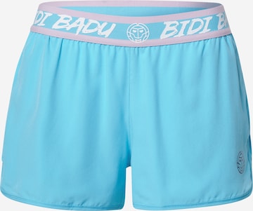 BIDI BADU Regular Workout Pants 'Tiida' in Blue: front