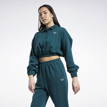 Reebok Sweatshirt in Green: front