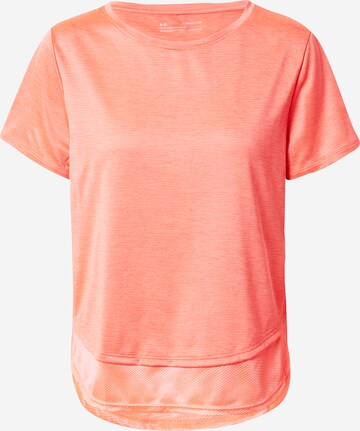 UNDER ARMOUR Performance Shirt 'Tech' in Pink: front