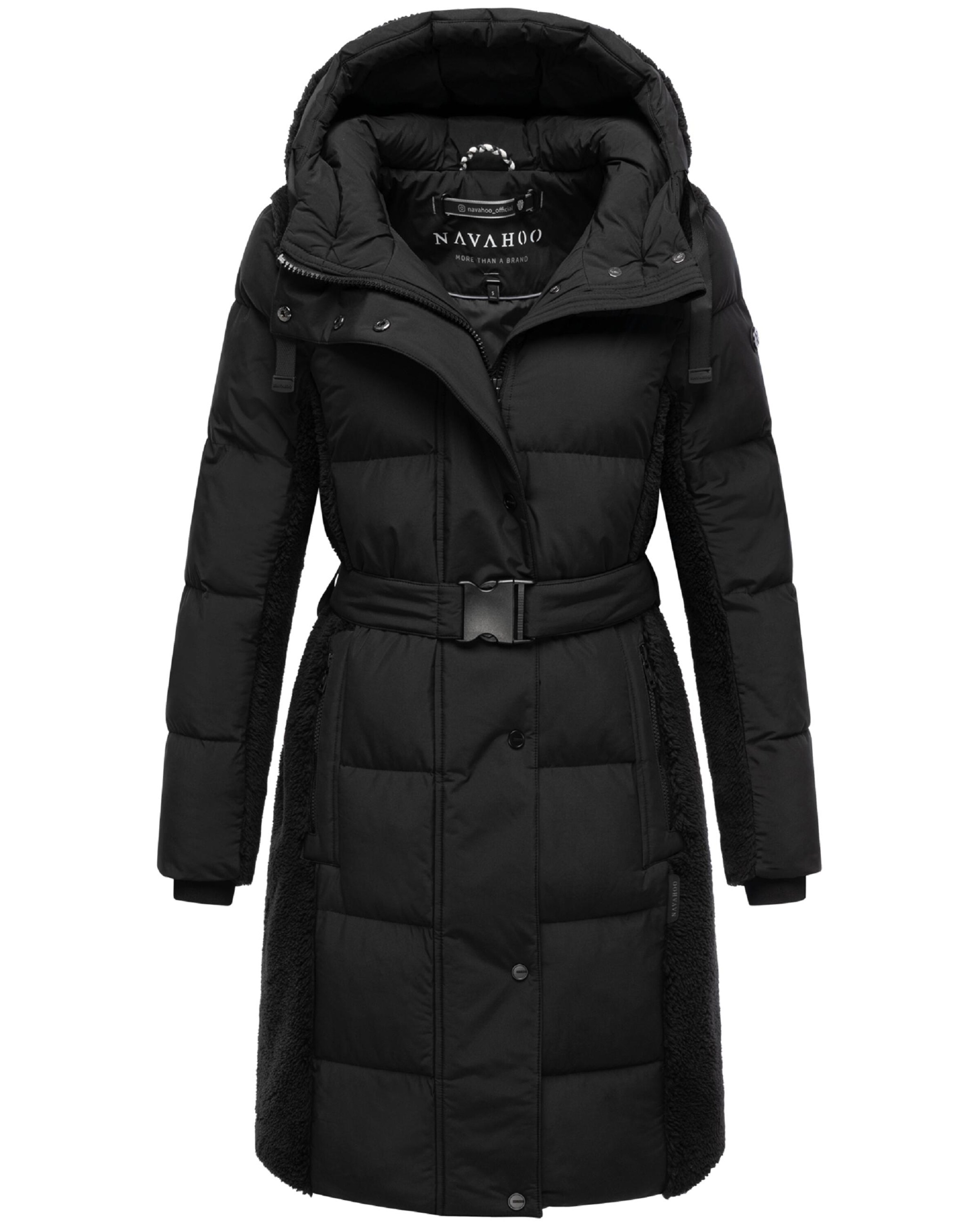 Palton de iarnă de la NAVAHOO pe negru
