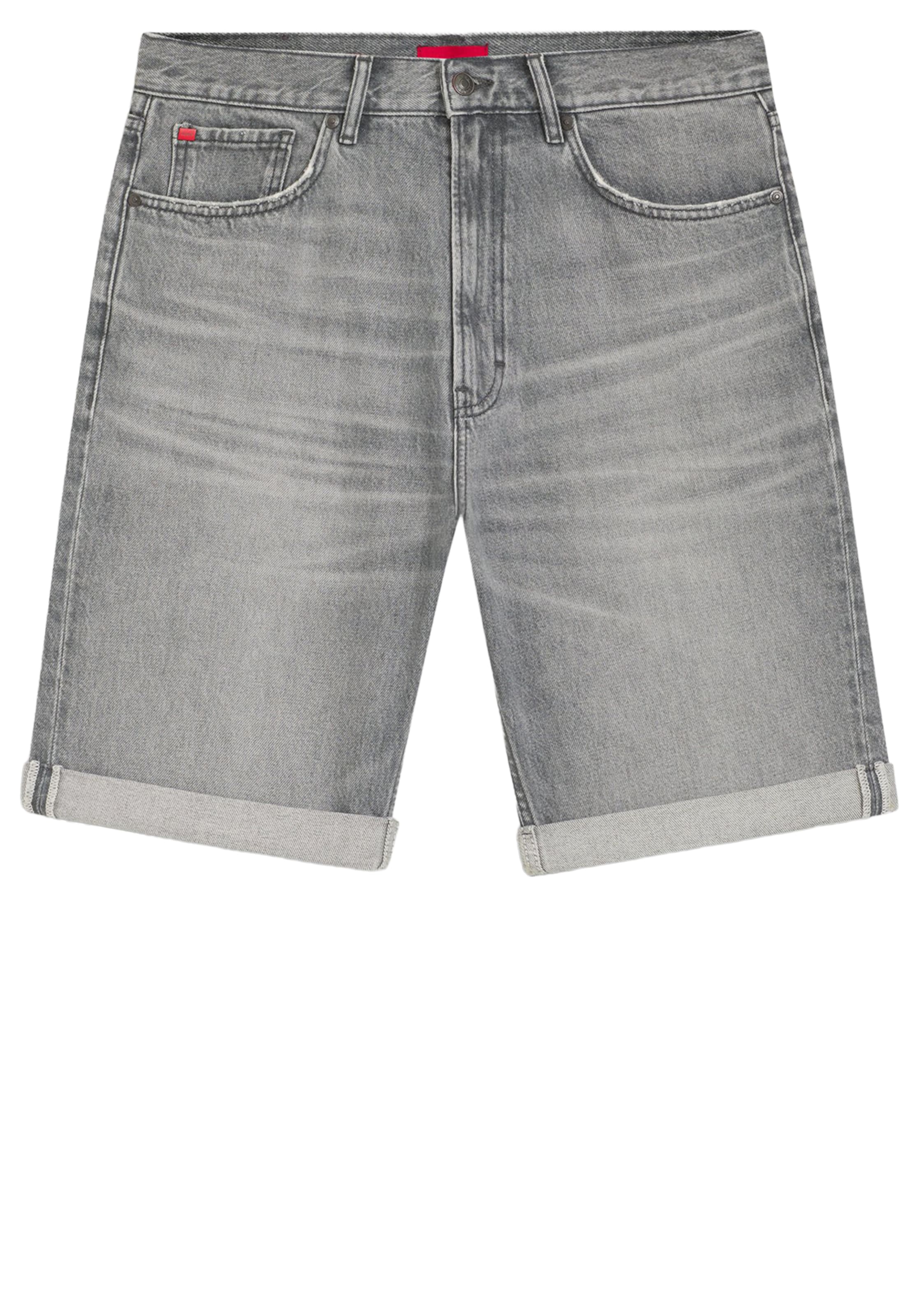 HUGO Tapered Jeans in Grey: front