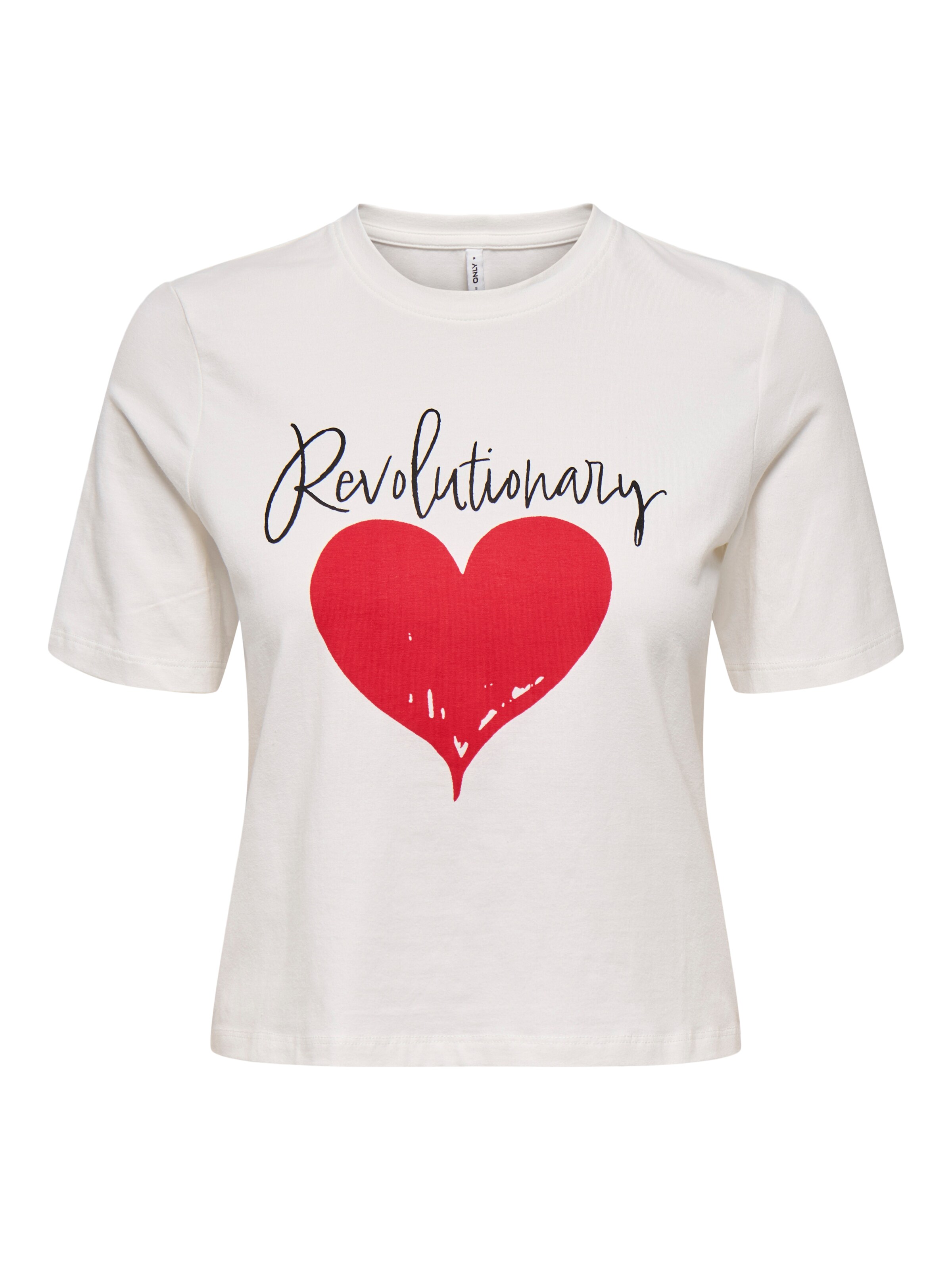 Tricou de la ONLY pe alb: față