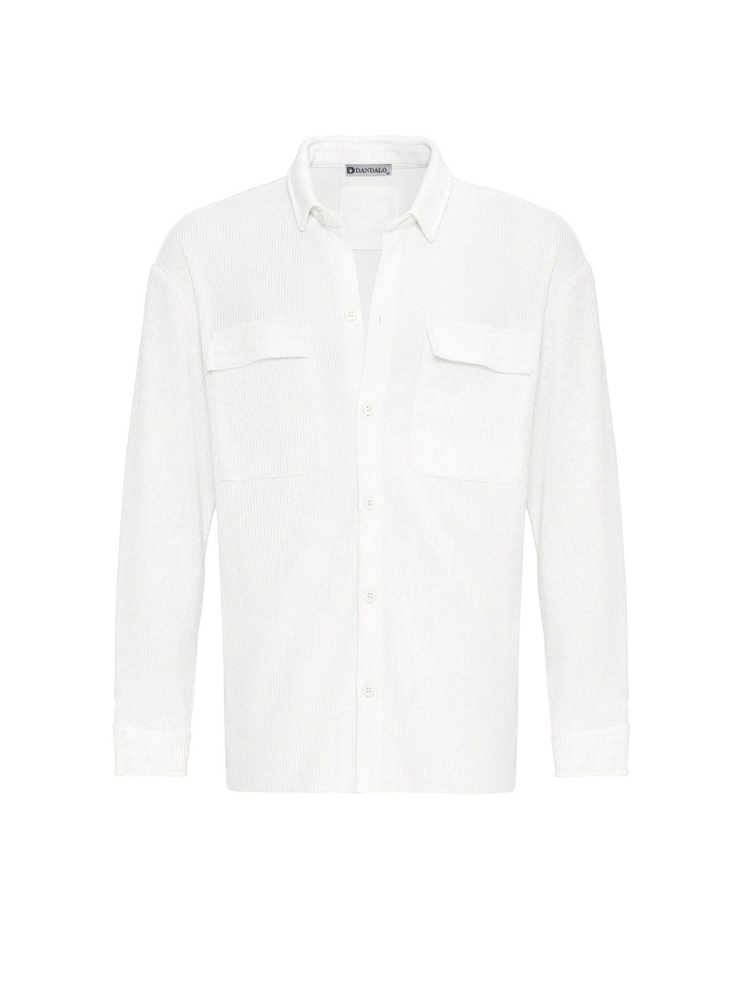 Chemise Dandalo en blanc : devant