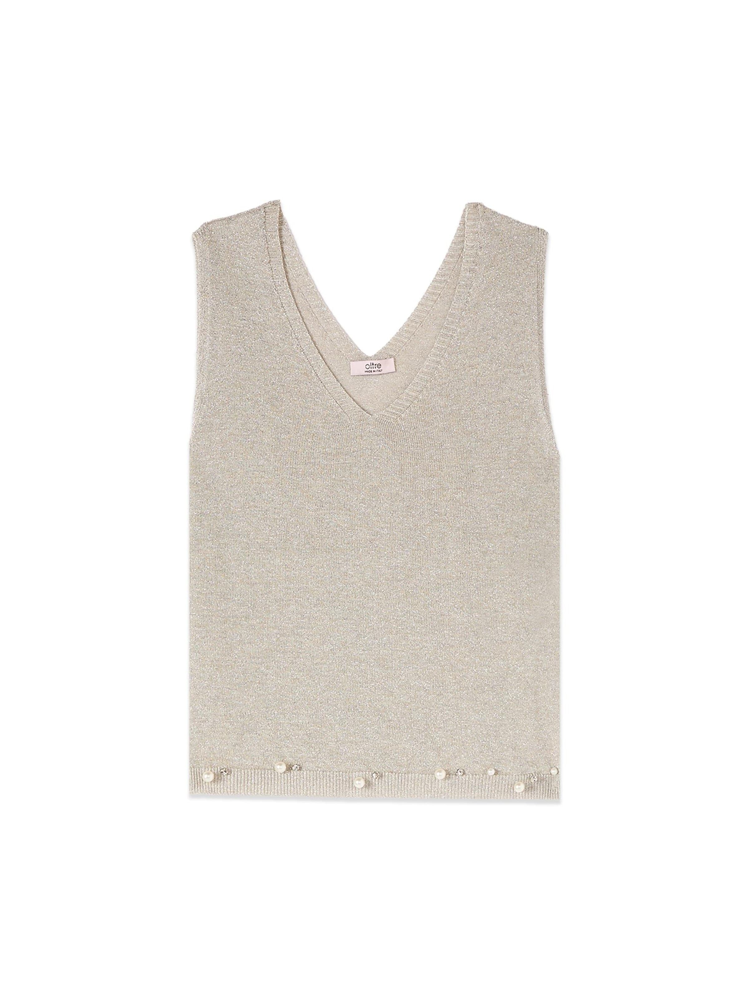 Pull-over oltre en beige : devant