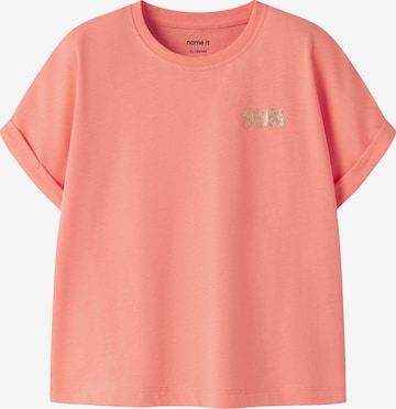 NAME IT Shirt 'NKFVILLE' in Oranje: voorkant