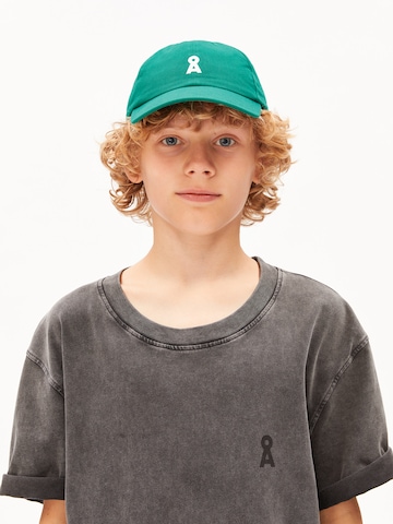 ARMEDANGELS Kinder Kappe YENAAS KIDS in Grün: Vorderseite