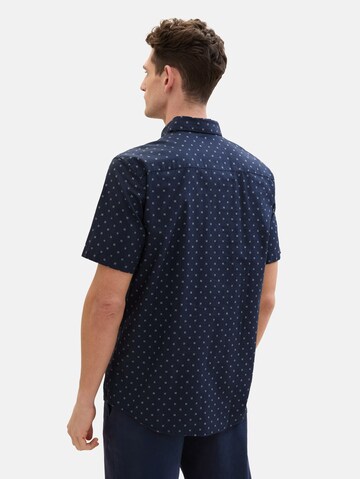 Coupe regular Chemise TOM TAILOR en bleu